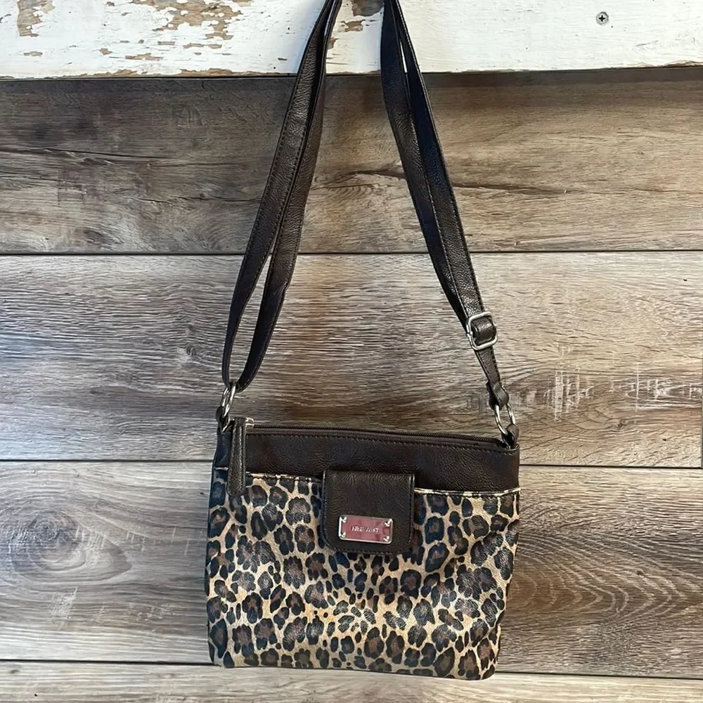 Nine West Leopard Print Shoulder Bag